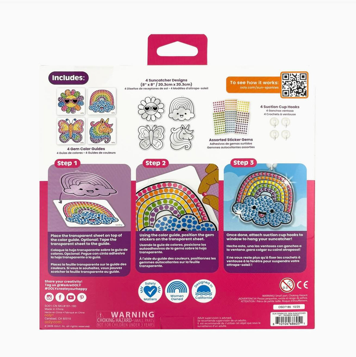 Ooly - Sun Sparkles Gen Suncatcher Kit (Rainbow Magic)