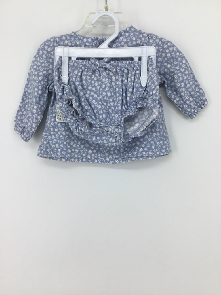 Just One You Made by Carters Child Size 6 Months Blue Dress - girls
