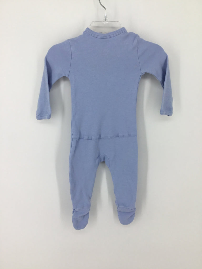 Kate Quinn Organics Child Size 3-6 Months Blue Sleepers