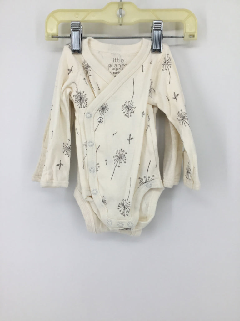 Little Me Child Size Newborn Cream Onesie
