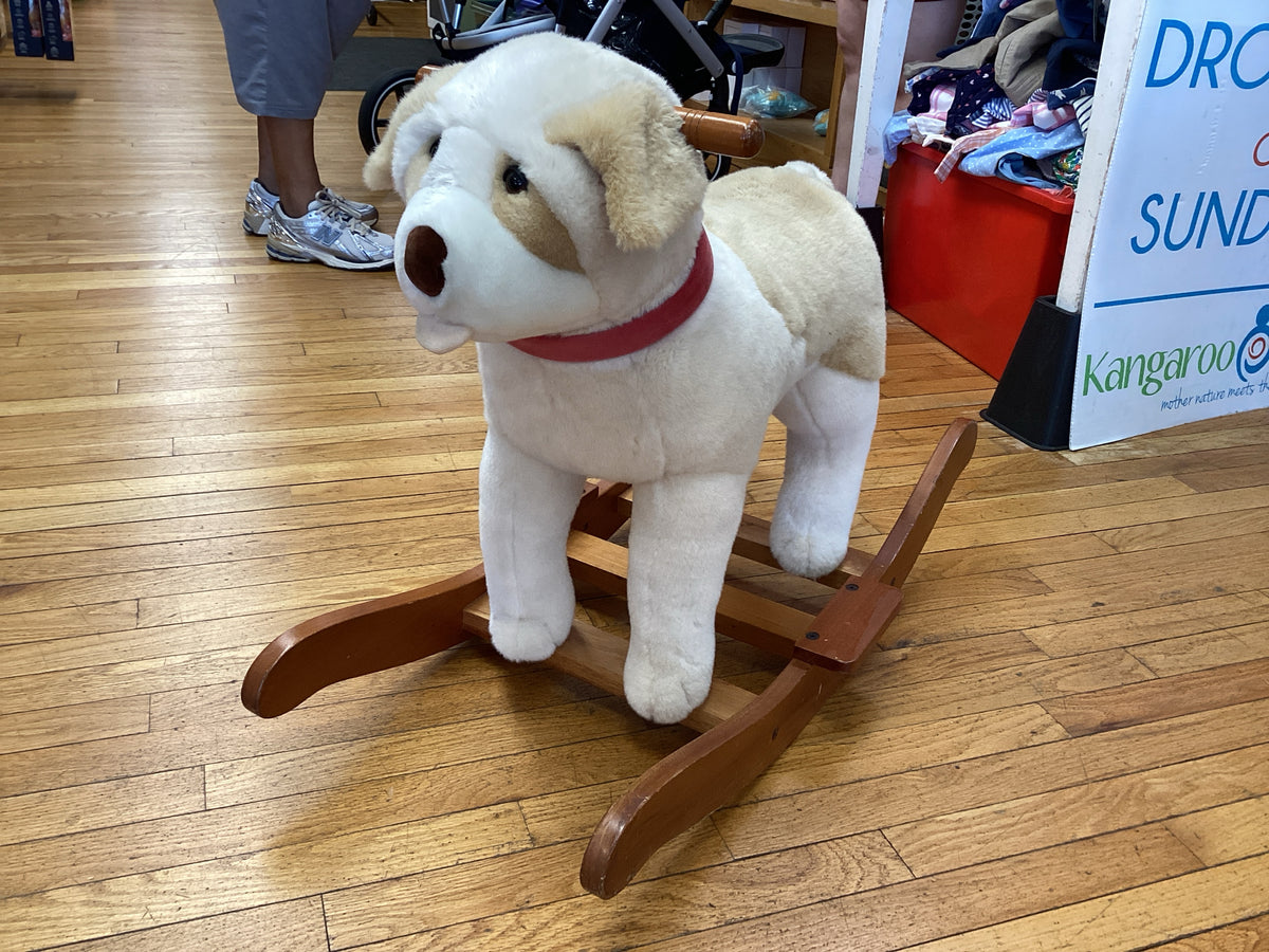 Pottery Barn Kids Plush Nursery Rocking Dog Toy