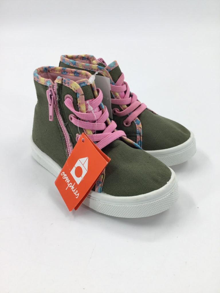 Oomphies Child Size 9 Toddler Green Sneakers