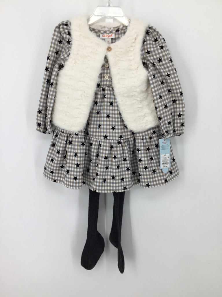 Cat & Jack Child Size 2 Gray Dress - girls