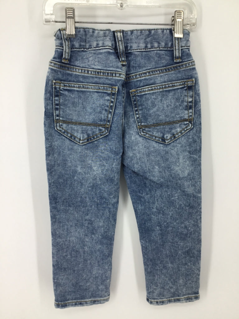 Cat & Jack Child Size 3 Blue Solid Jeans - boys