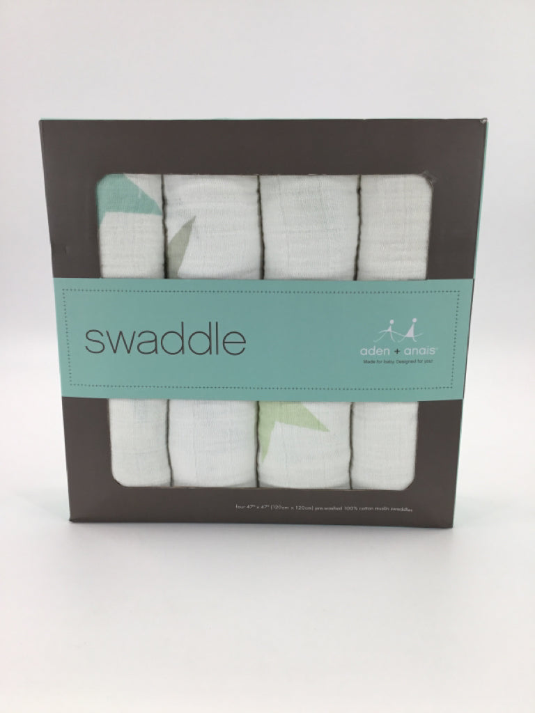 Aden & Anais 100% Cotton Muslin Swaddles - 4 pk