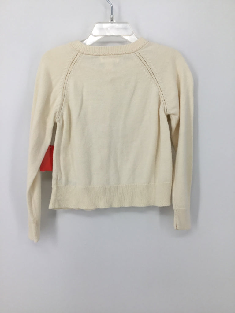 Cat & Jack Child Size 4 Cream Sweater - girls