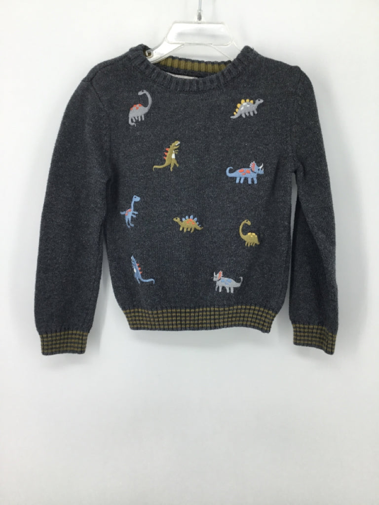 Ministry of Rascals Child Size 3 Gray Dinosaur Sweater - boys