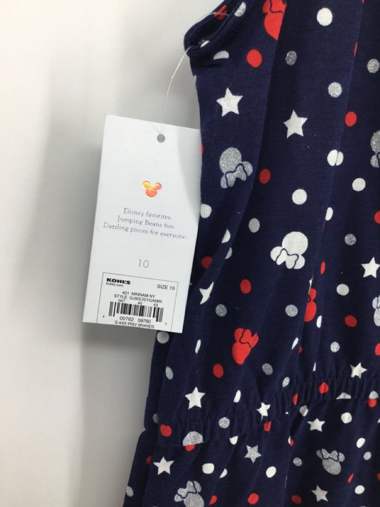 jumping beans + Disney Child Size 10 Navy Stars & Stripes Outfit
