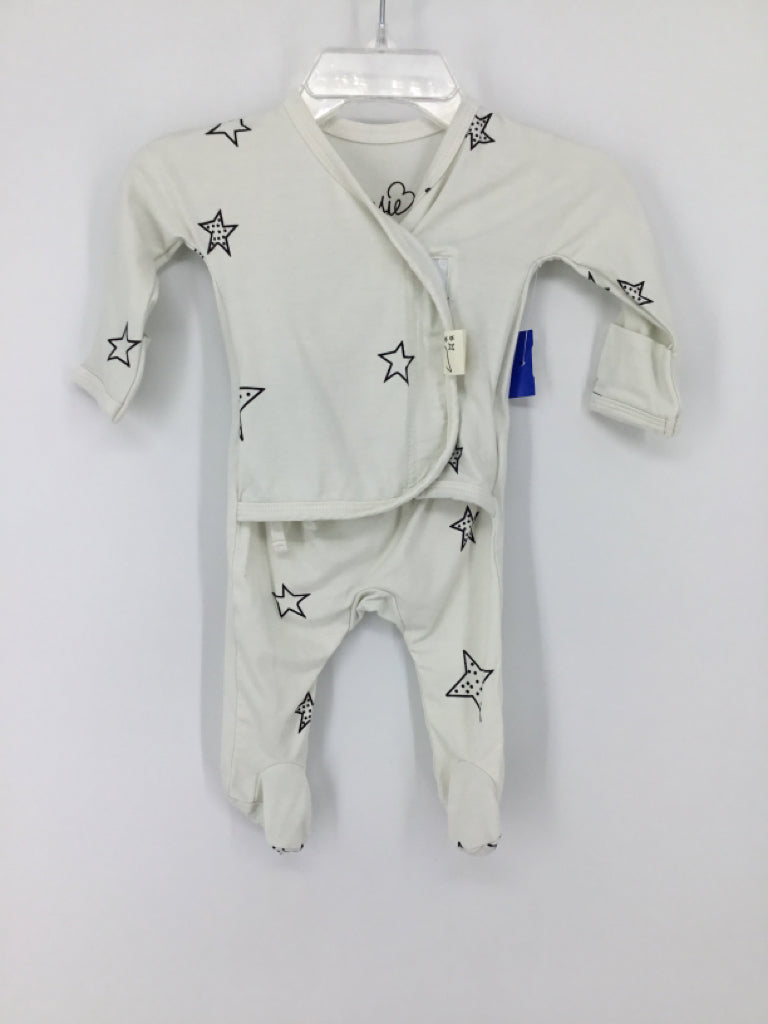 Bonsie Child Size Newborn White Stars Outfit - boys