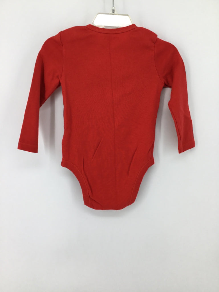 Old Navy Child Size 12-18 Months Red Onesie