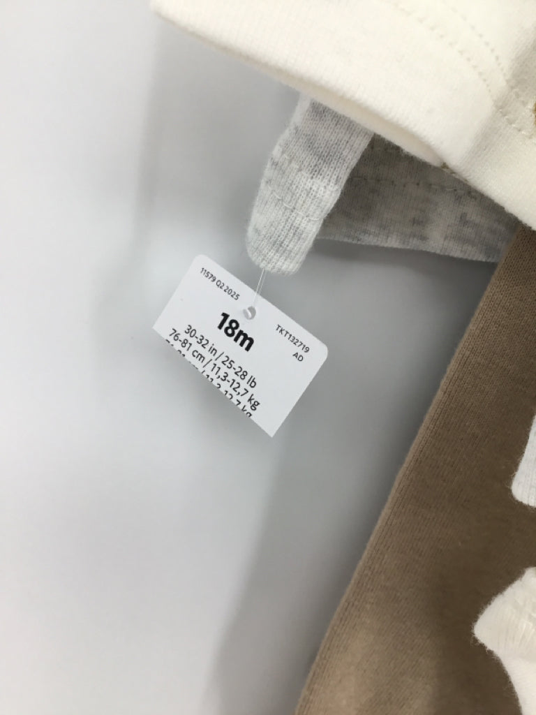 Just One You Made by Carters Child Size 18 Months Tan Thanksgiving Outfit