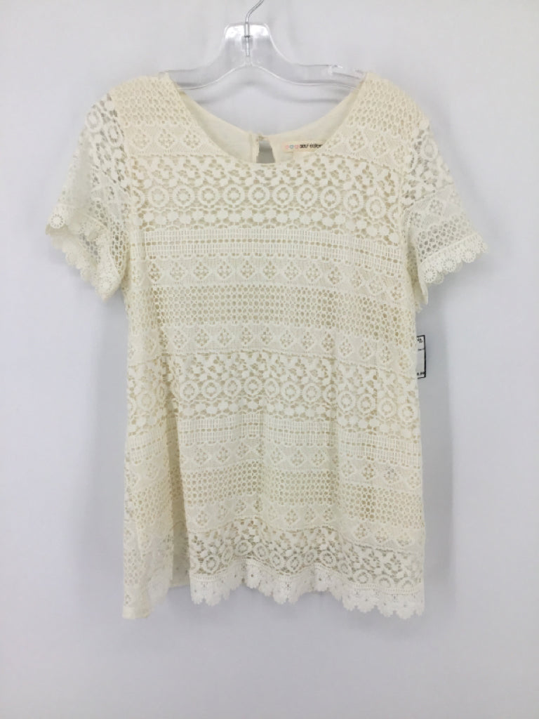 Self Esteem Child Size 8 Cream Shirt - girls
