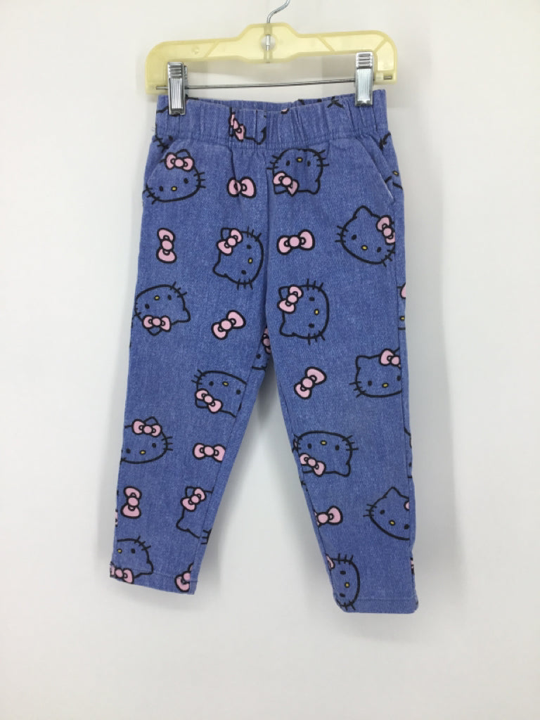 Hello Kitty Child Size 3 Blue Pants - girls