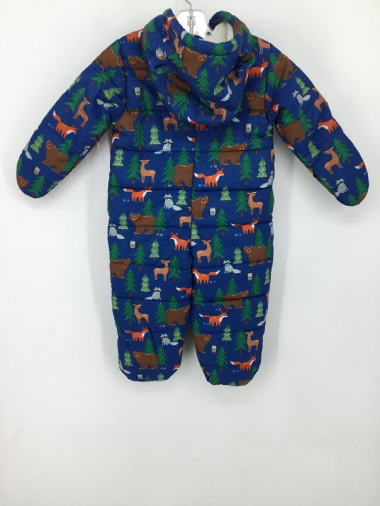 Childrens Place Child Size 12-18 Months Blue Print Outerwear - boys