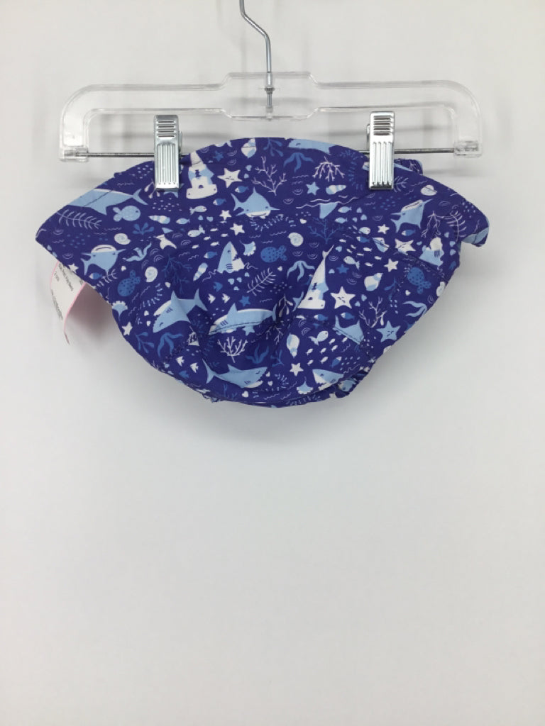 Tahari Child Size 12 Months Blue Print Swimwear - boys