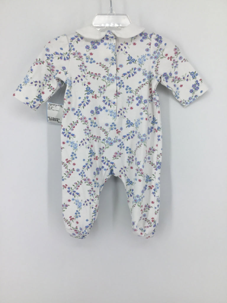 Little Me Child Size 3 Months White Outfit - girls