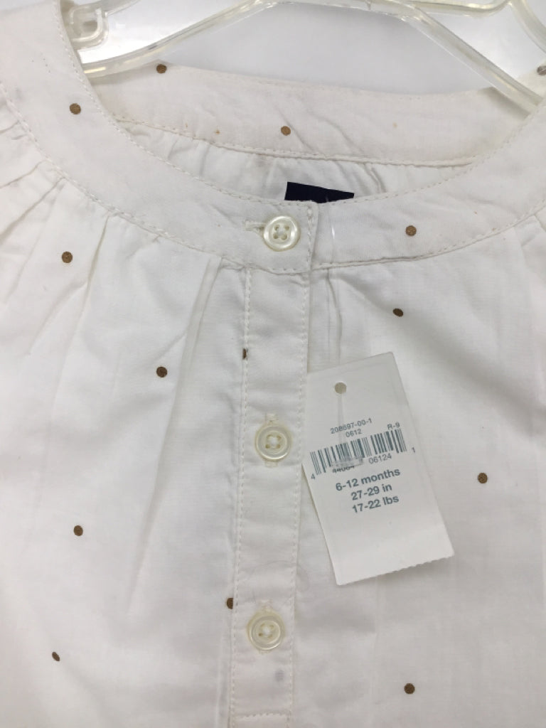 Baby Gap Child Size 6-12 Months White Shirt - girls