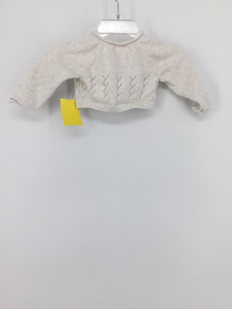 Cat & Jack Child Size Newborn Tan Sweater - girls