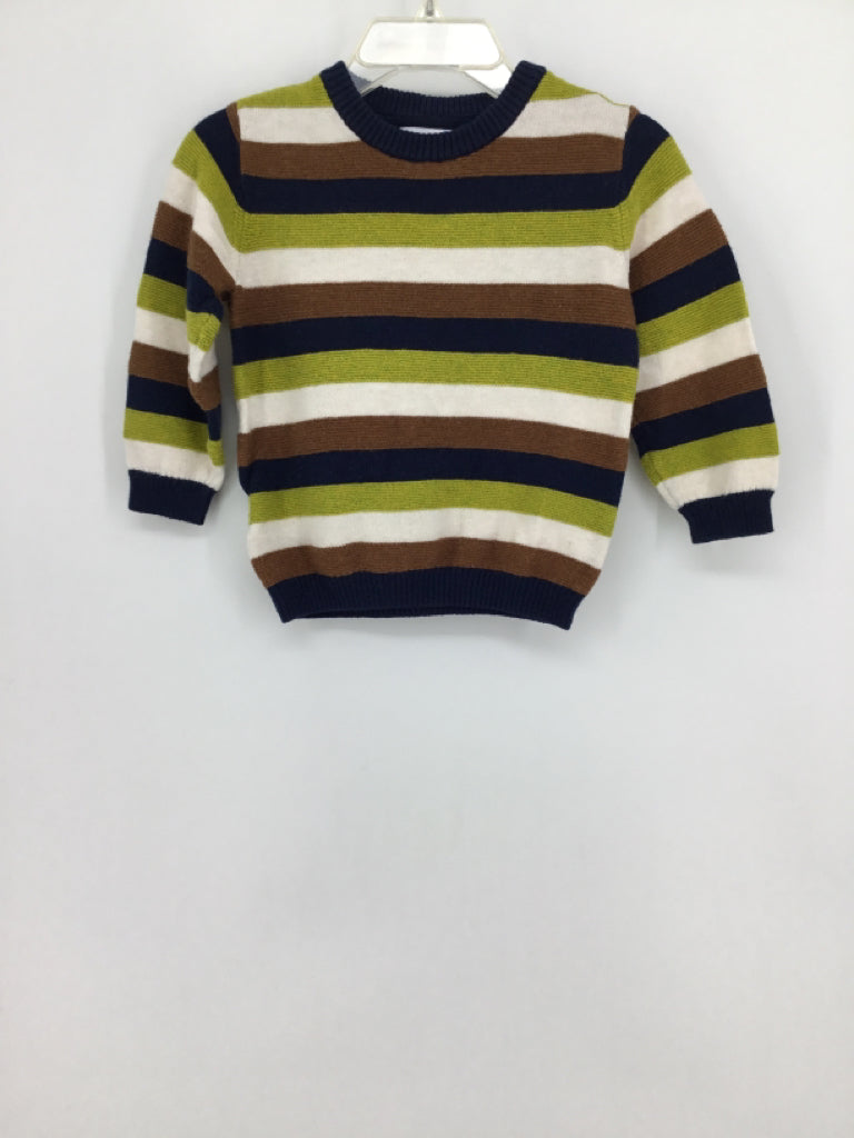 Mayoral Child Size 12 Months Multi-Color Stripe Sweater - boys