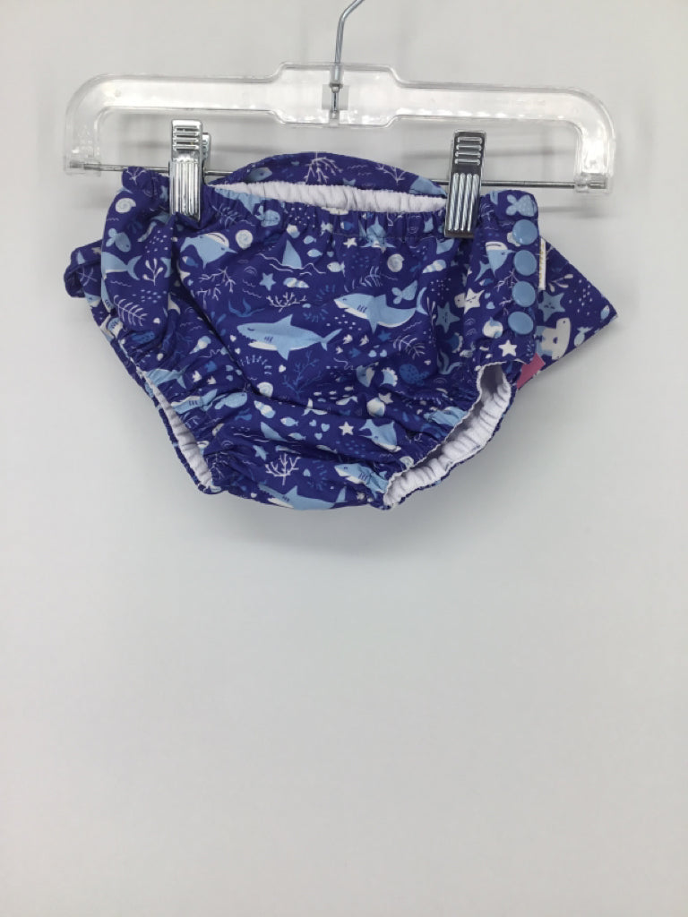 Tahari Child Size 12 Months Blue Print Swimwear - boys