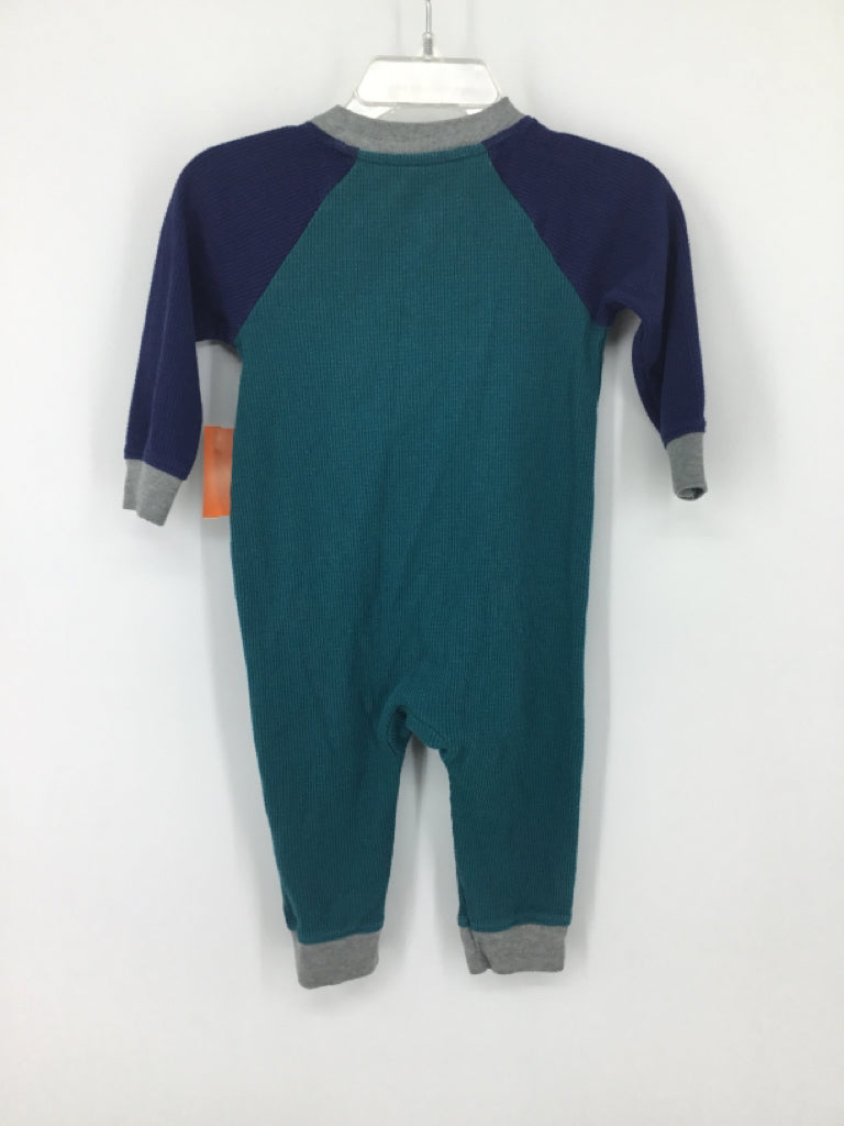 Cat & Jack Child Size 3-6 Months Teal Solid Outfit - boys