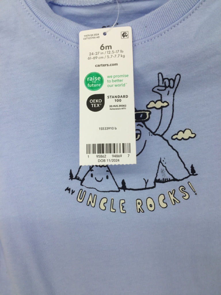 Carter's Child Size 6 Months Blue Onesie