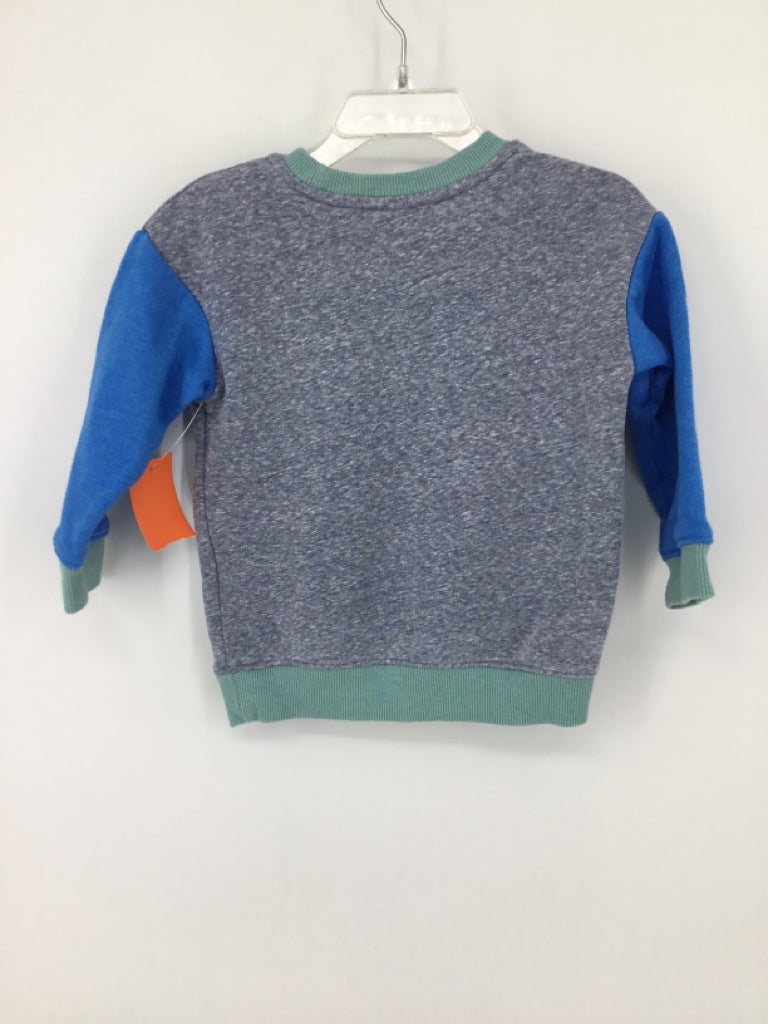 Cat & Jack Child Size 18 Months Blue screen printed Sweatshirt - boys