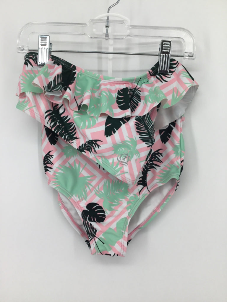 Swim Zip Child Size 4 Multi-Color Swimwear - girls