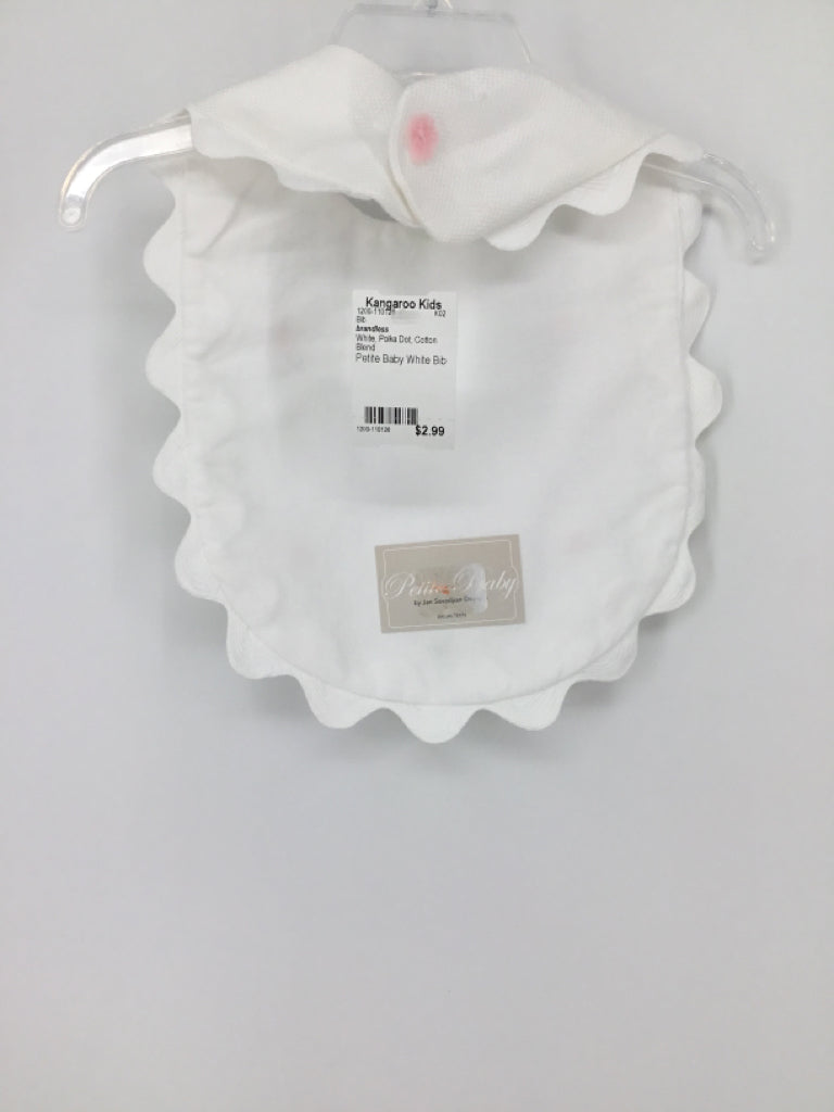 Petite Baby White Bib