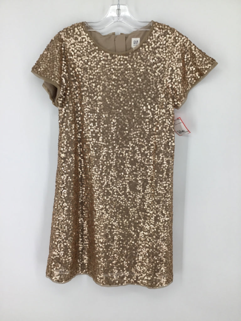 Gap Kids Child Size 10 Gold Dress - girls