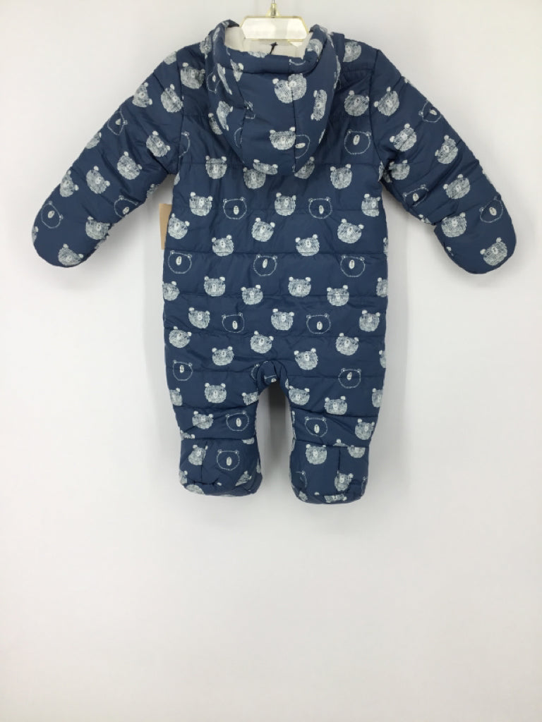 Primark Child Size 3-6 Months Blue Print Outerwear - boys