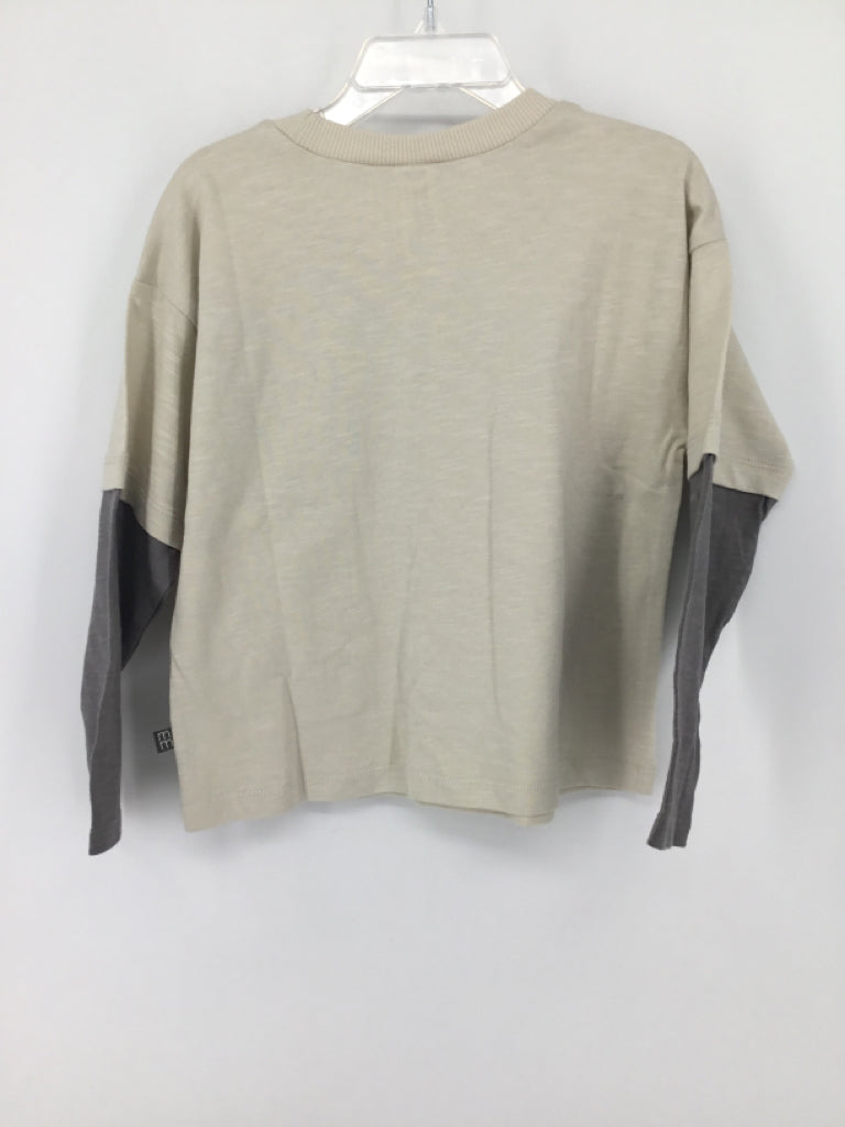 Modern Moments Child Size 4 Tan screen printed T-shirt - boys