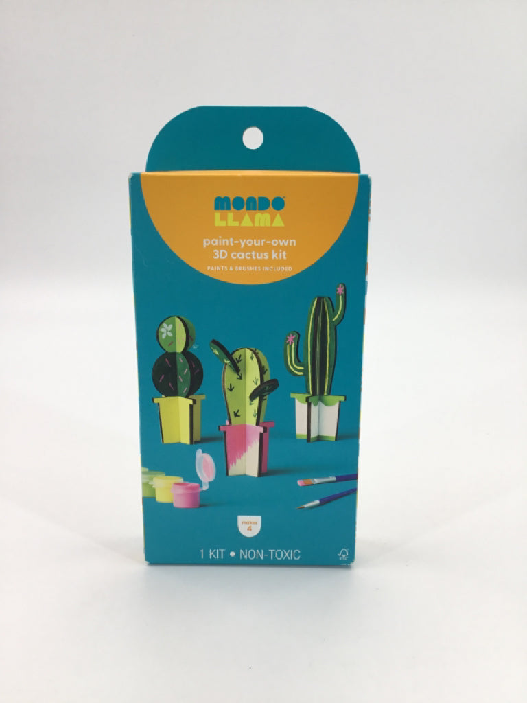 Mondo LLama Paint-Your-Own 3D Cactus Kit