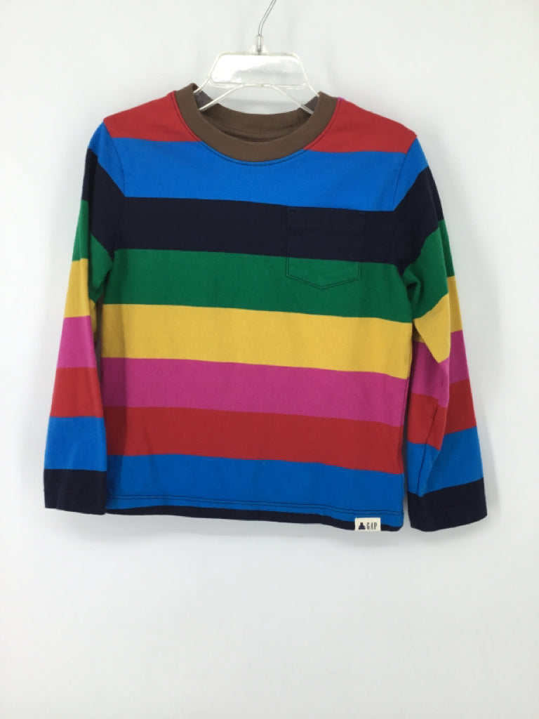 Gap Child Size 5 Multi-Color Stripe T-shirt - boys