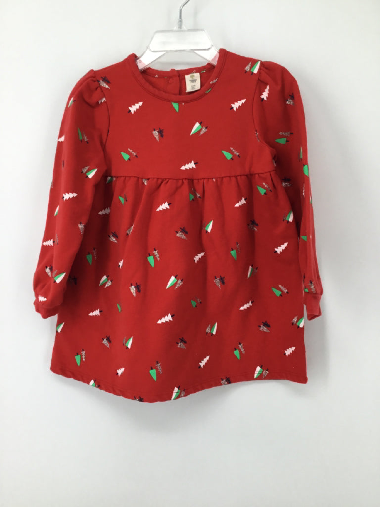 Tucker + Tate Child Size 24 Months Red Christmas Dress