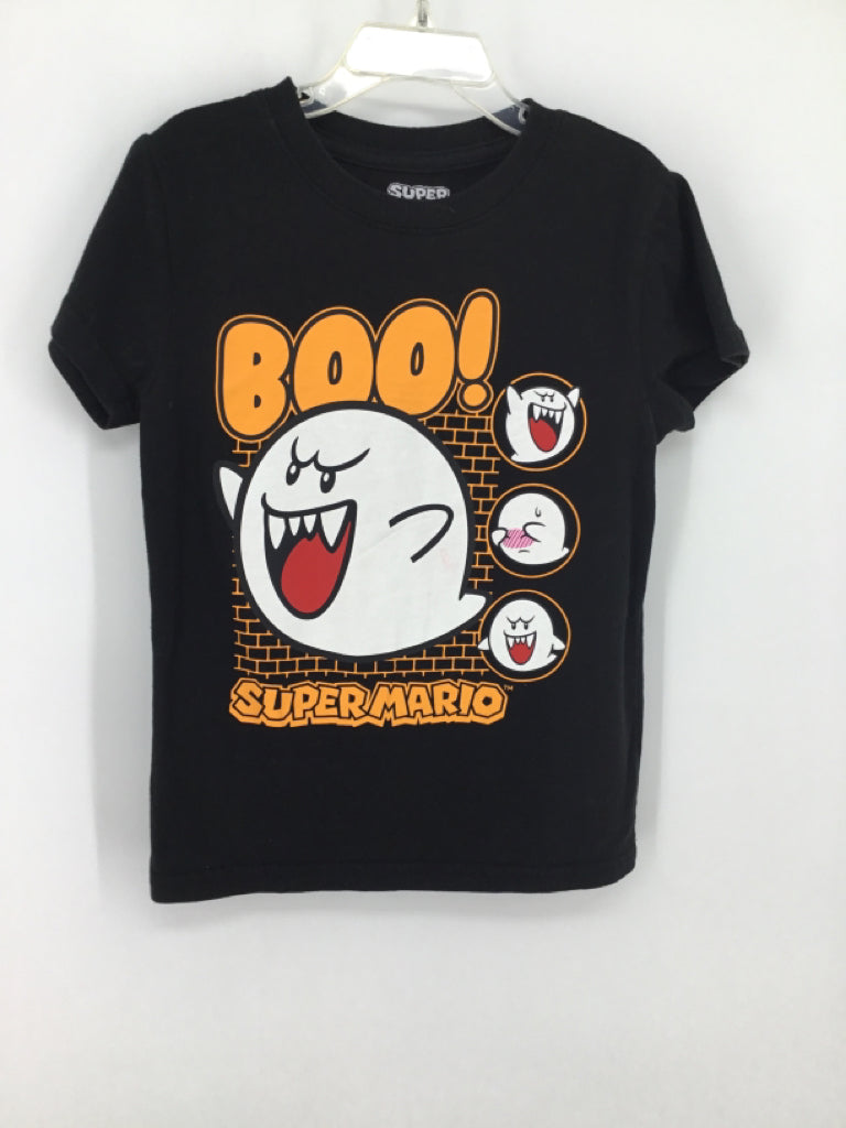 Super Mario Child Size 4 Black Halloween T-Shirt
