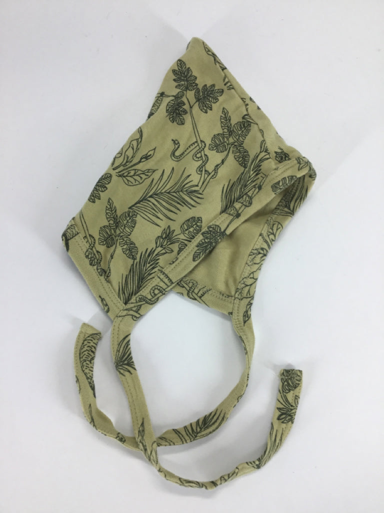 Kate Quinn Organics Child Size 6-12 Months Green Print Hats - boys