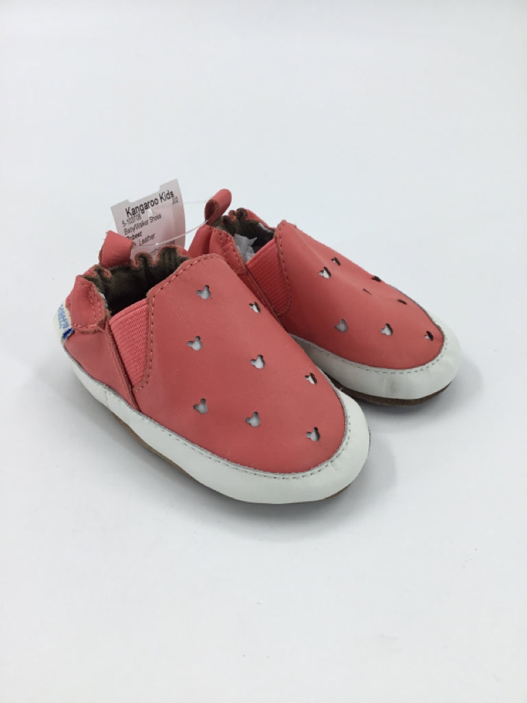 Robeez Child Size 3 Toddler Pink Baby/Walker Shoes