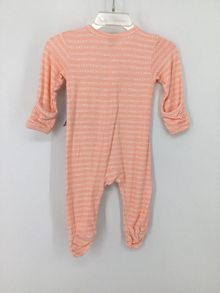 Larkspur Child Size 3-6 Months Pink Sleepers