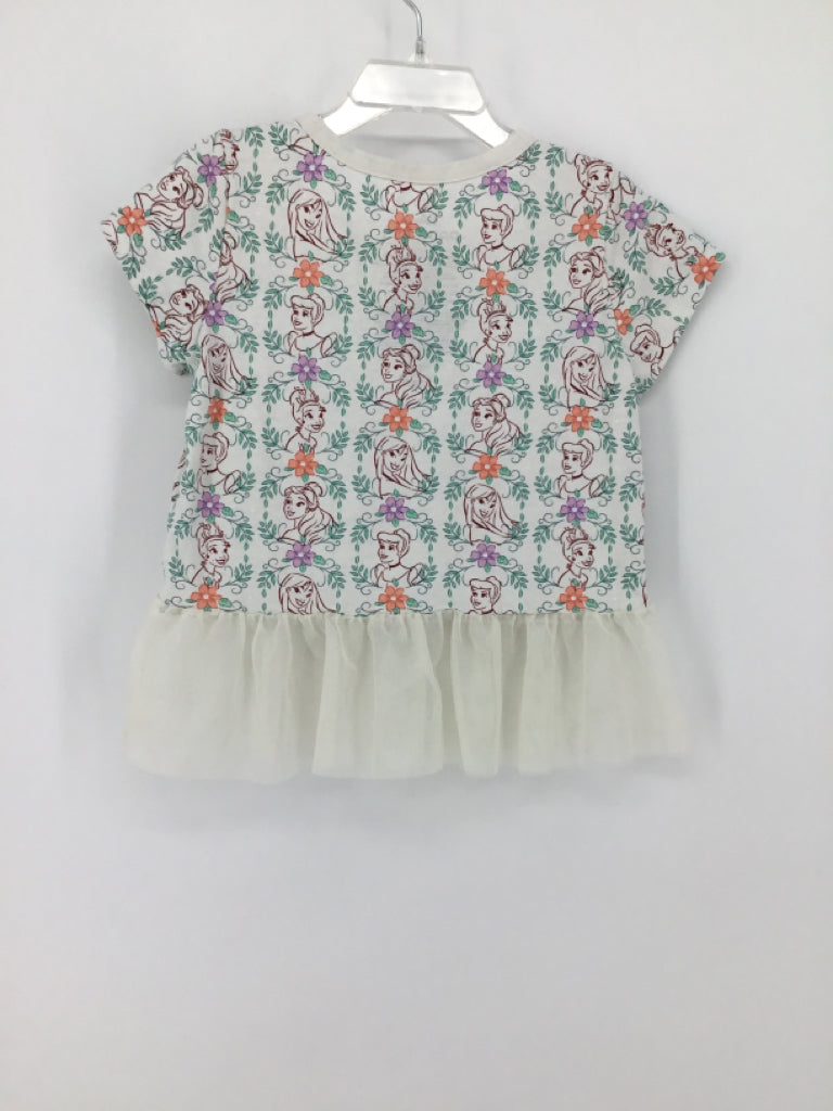 Disney Child Size 4 White Shirt - girls