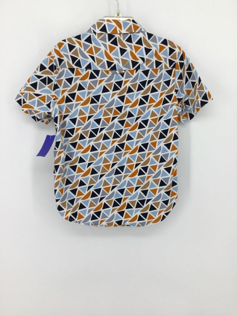 Denim & Flower Child Size 5 Blue Print Shirt - boys