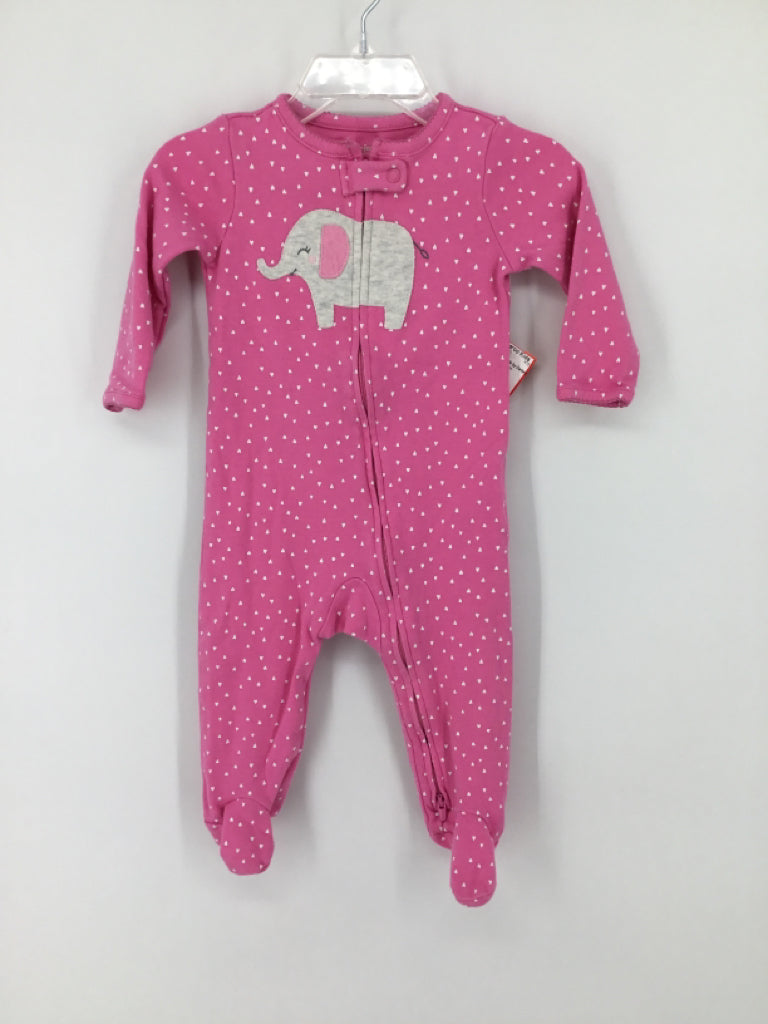 Simple Joys made by Carters Child Size 6-9 Months Pink Sleepers