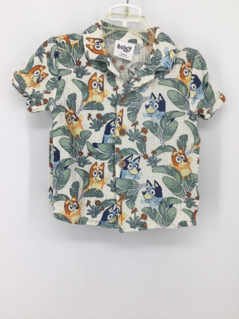 Bluey Child Size 18 Months Gold Character Outfit - boys