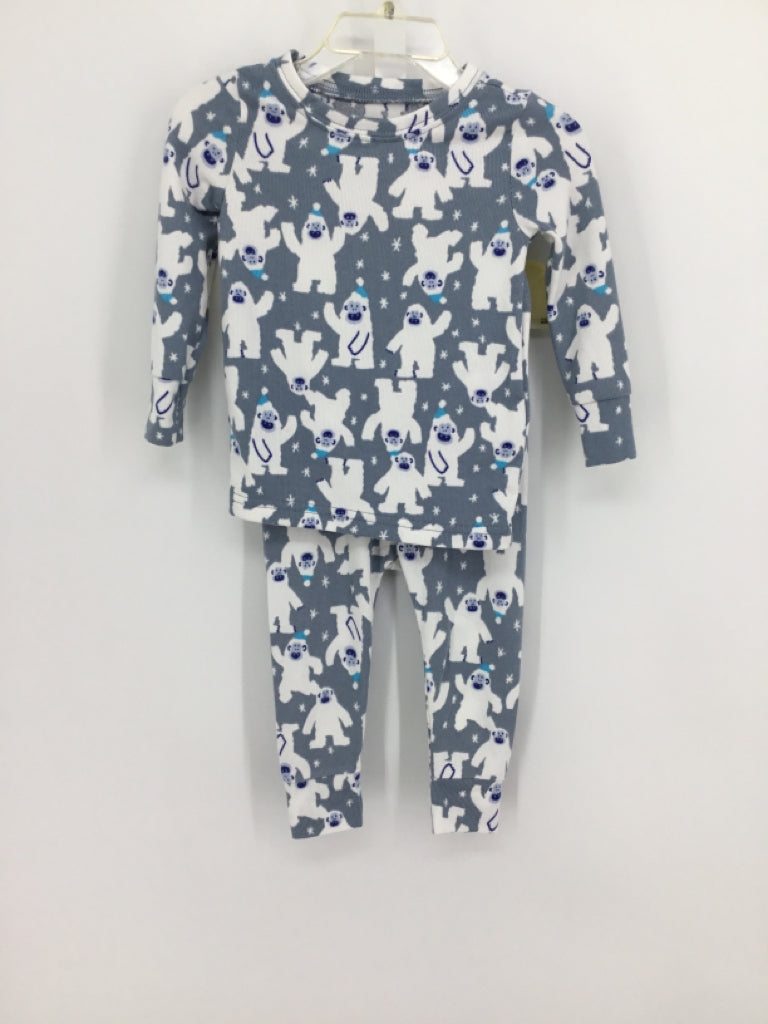 Old Navy Child Size 12-18 Months Blue Print Pajamas - boys