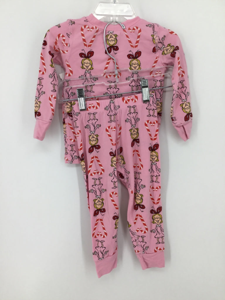 Hanna Andersson Child Size 2 Pink Christmas Pajamas