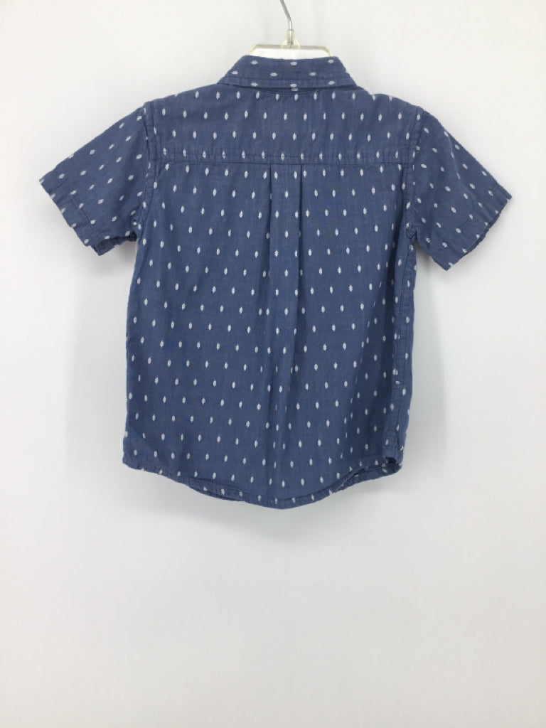 Childrens Place Child Size 2 Blue Print Shirt - boys