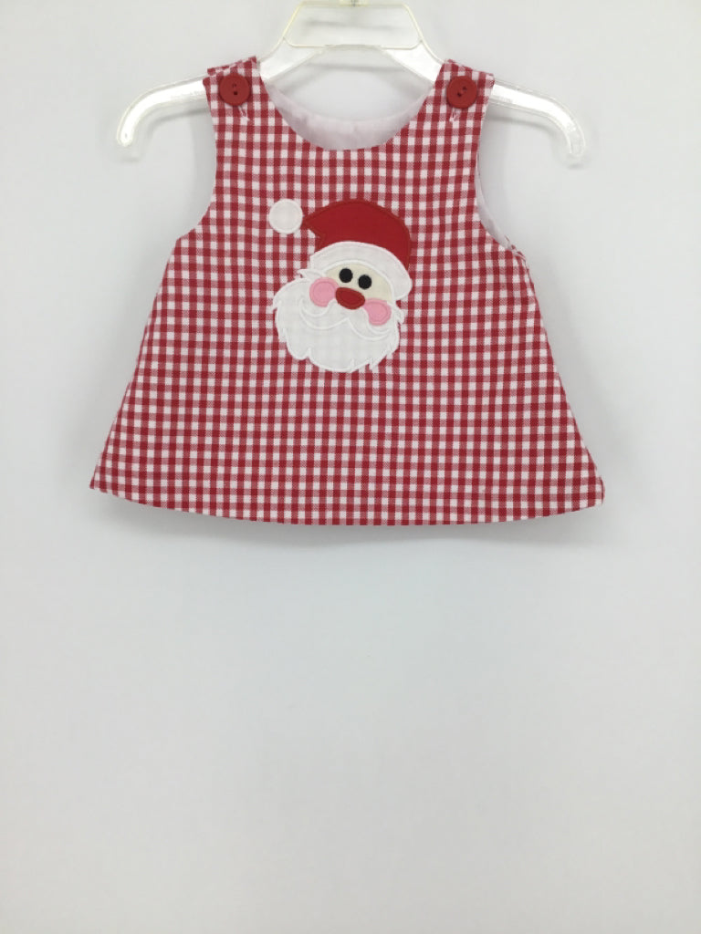 Kelly's Kids Child Size 6 Months Red Christmas Dress