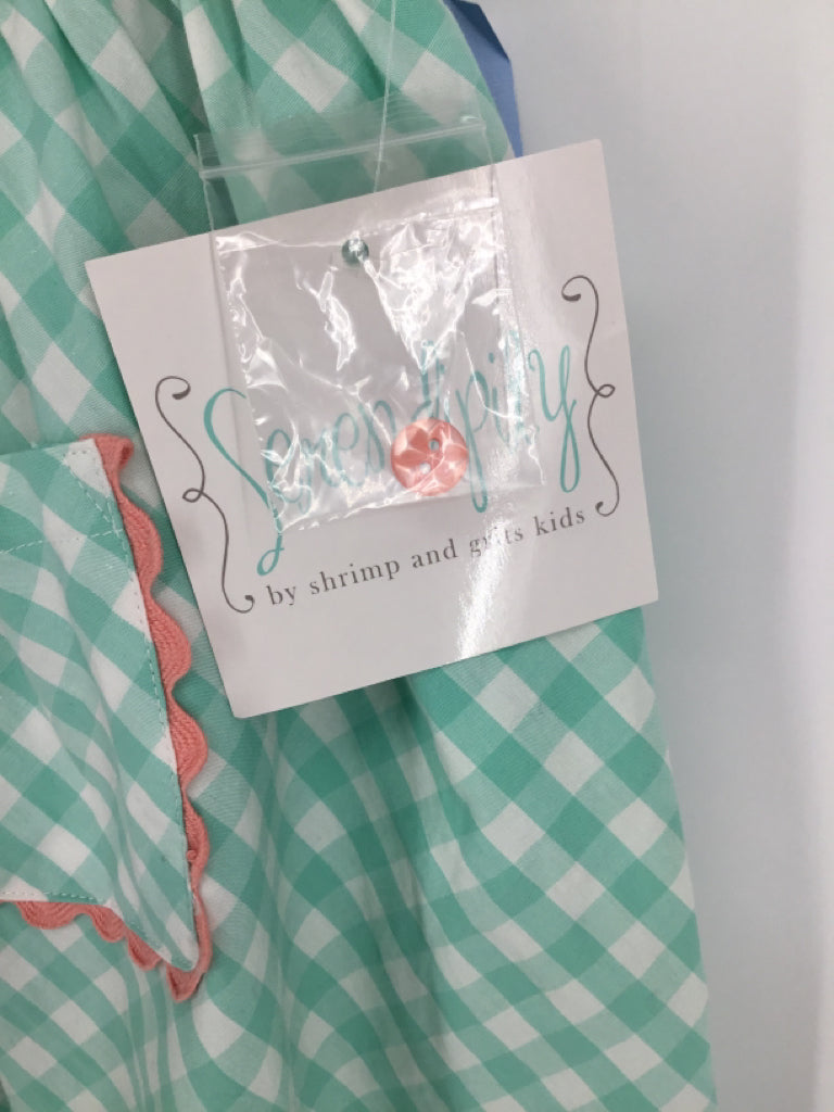 Serendipity by Shrimp and Grits Child Size 7 Green Dress - girls