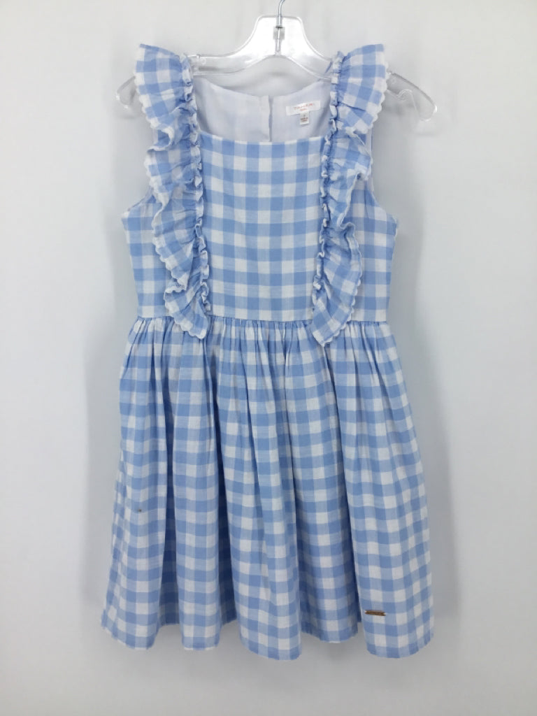 Tahari Child Size 7 Blue Dress - girls