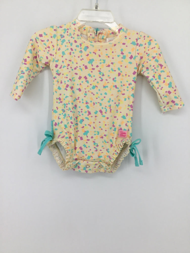 Ruffle Butts Child Size 3-6 Months Multi-Color Swimwear - girls
